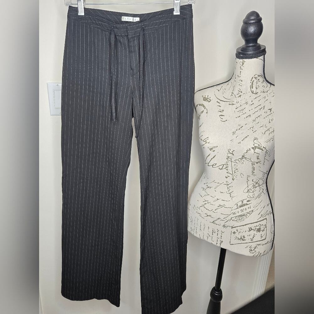 Old Navy Stretch Womens Black and White Pinstripe Dress Pants Size 2
